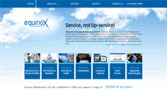 Desktop Screenshot of equinox.co.uk