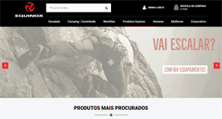 Desktop Screenshot of equinox.com.br