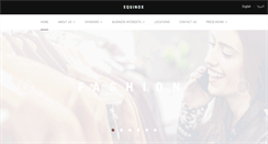 Desktop Screenshot of equinox.com.qa